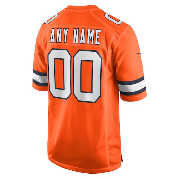 Denver Broncos Nike Alternate Custom Game Jersey - Orange