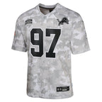 Aidan Hutchinson Detroit Lions Nike Youth 2024 Salute to Service Game Jersey - Arctic Camo