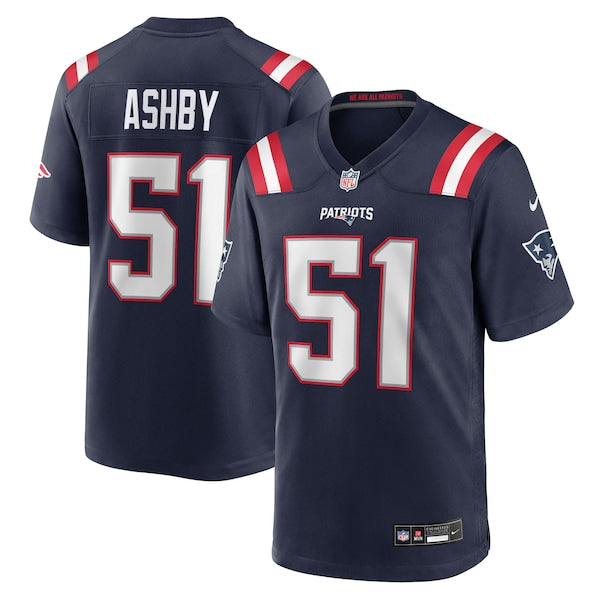 Julian Ashby New England Patriots Nike Team Game Jersey -  Navy