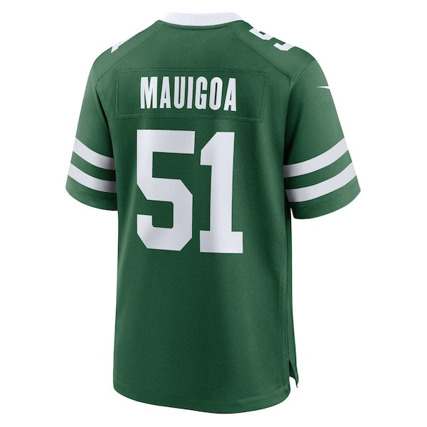 Francisco Mauigoa New York Jets Nike Team Game Jersey - Legacy Green
