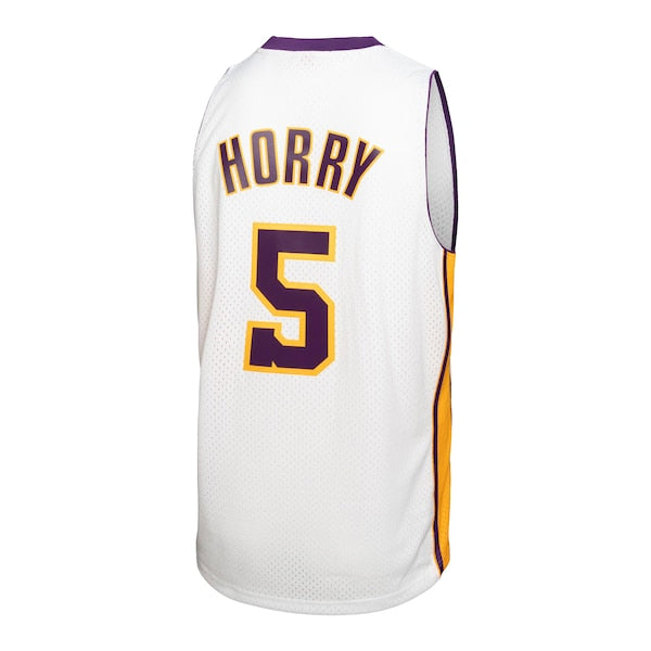 Robert Horry Los Angeles Lakers 2001/02 Hardwood Classics Swingman Jersey - White