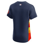 Houston Astros Nike Alternate 2 Elite Jersey - Navy/Orange