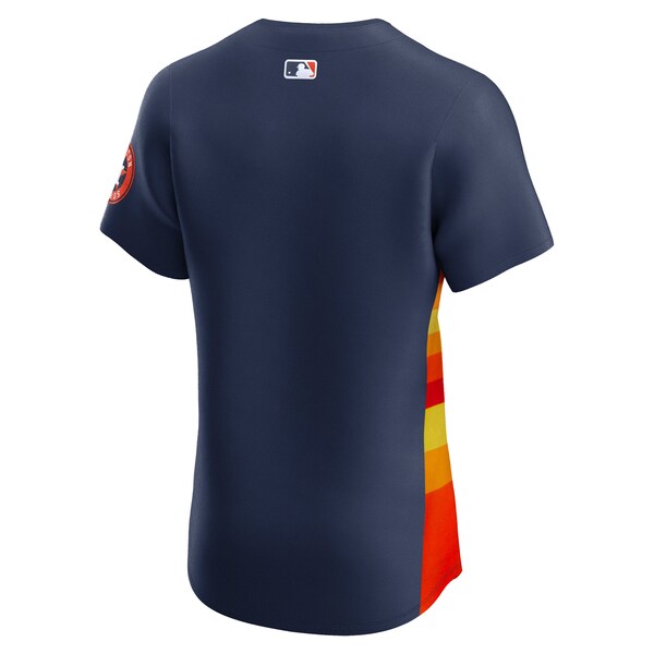 Houston Astros Nike Alternate 2 Elite Jersey - Navy/Orange