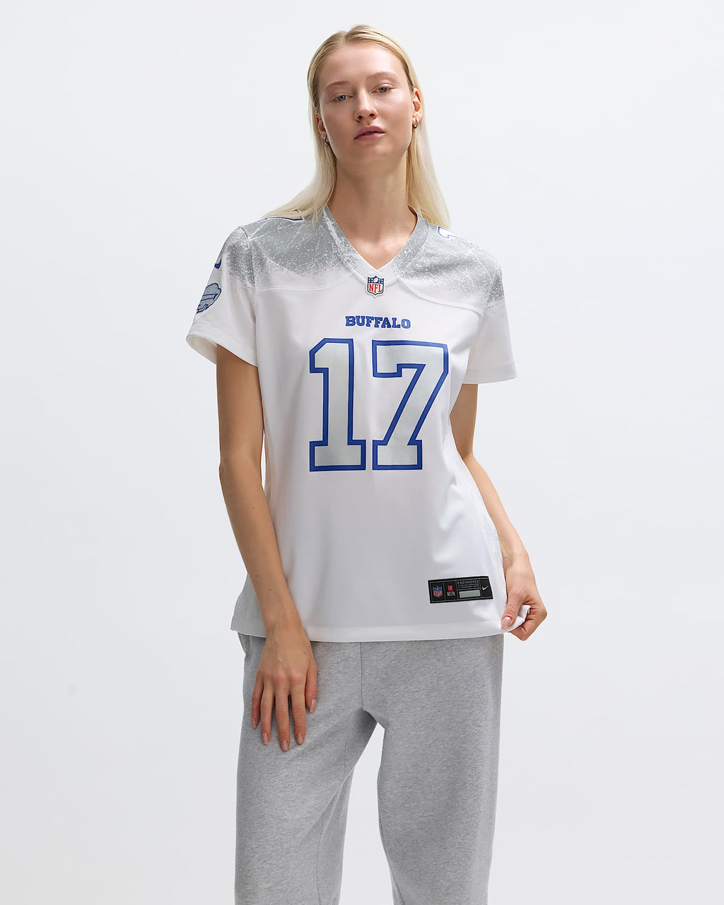 Women's Josh Allen Buffalo Bills Nike 2025 RIVALRIES Game Jersey - White