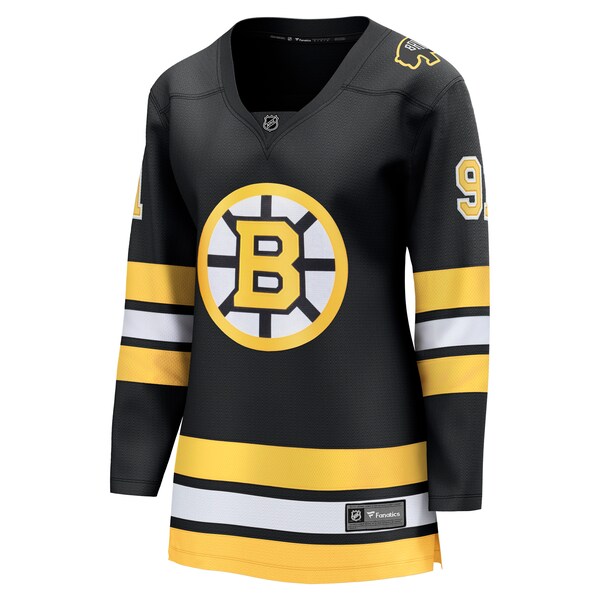 Nikita Zadorov Boston Bruins  Women's Home Breakaway Player Jersey - Black