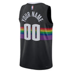 Denver Nuggets Nike Unisex 2025/26 City Edition Swingman Custom Jersey - Black