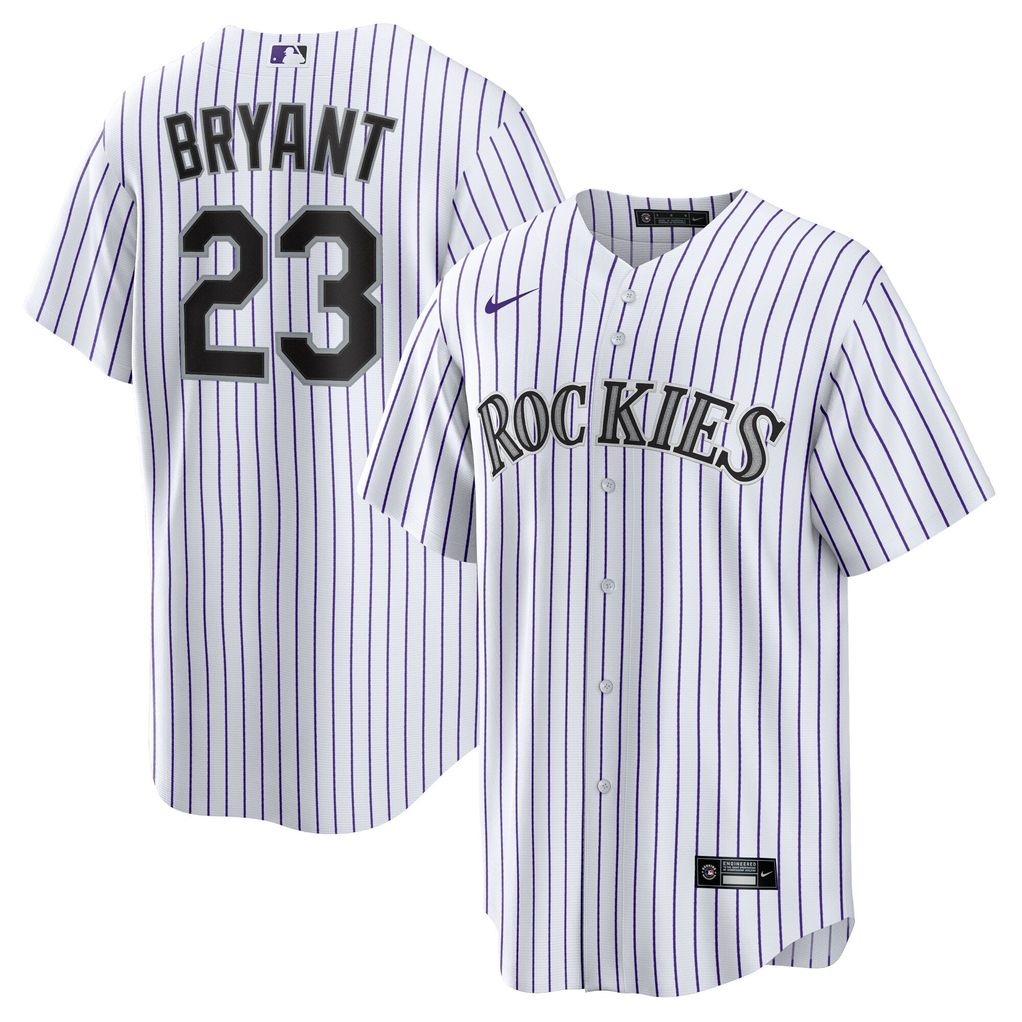 Kris Bryant Colorado Rockies Nike Alternate Replica Player Jersey - Purple/White