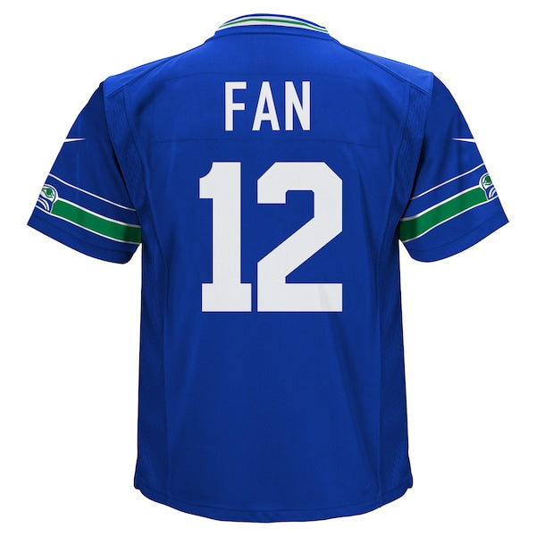 12th Fan Seattle Seahawks Nike Toddler Game Jersey - Royal