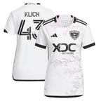 Mateusz Klich D.C. United adidas Women's 2024 The Cherry Blossom Kit Replica Player Jersey - White