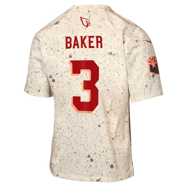 Budda Baker Arizona Cardinals Nike Youth 2025 Rivalries Collection Game Jersey - Natural