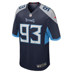 T'Vondre Sweat Tennessee Titans Nike Team Game Jersey -  Navy