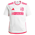 Eduard Löwen St. Louis City SC adidas Youth 2024 The Confluence Kit Replica Player Jersey - White