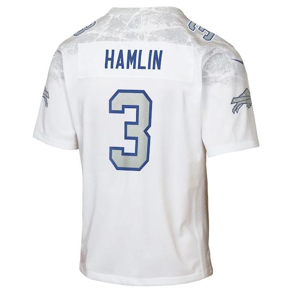 Damar Hamlin Buffalo Bills Nike Youth 2025 Rivalries Collection Game Jersey - White