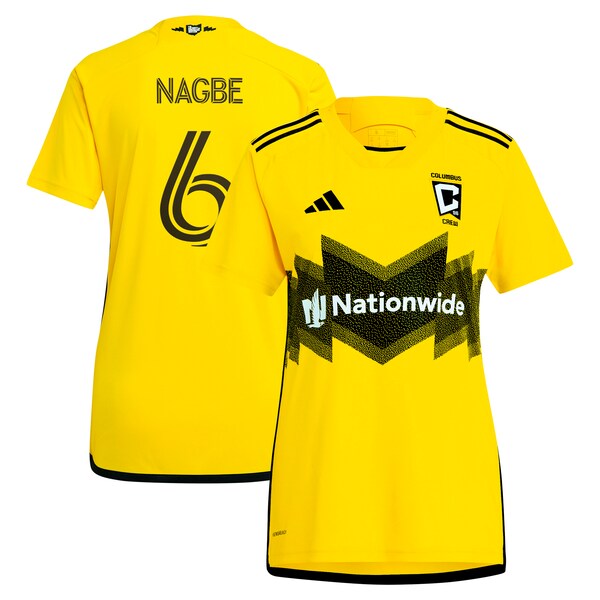 Darlington Nagbe Columbus Crew adidas Women's 2024 The Home Kit Replica Player Jersey - Yellow