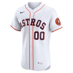 Houston Astros Nike Home Elite Custom Jersey - White