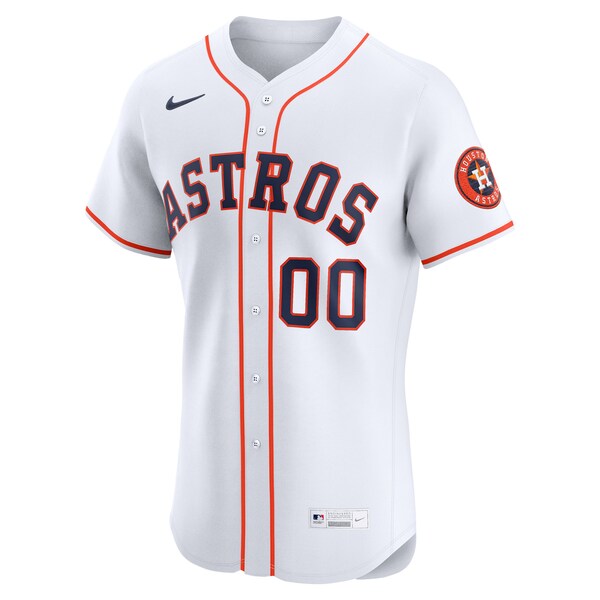 Houston Astros Nike Home Elite Custom Jersey - White