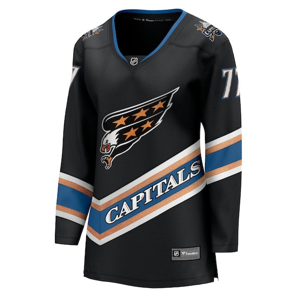TJ Oshie Washington Capitals  Women's Alternate 50th Anniversary Premier Breakaway Player Jersey - Black/Navy