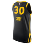 Nike Stephen Curry Golden State Warriors  Authentic Jersey - City Edition - Black