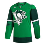 Pittsburgh Penguins adidas 2023 St. Patrick's Day Primegreen Authentic Jersey - Kelly Green