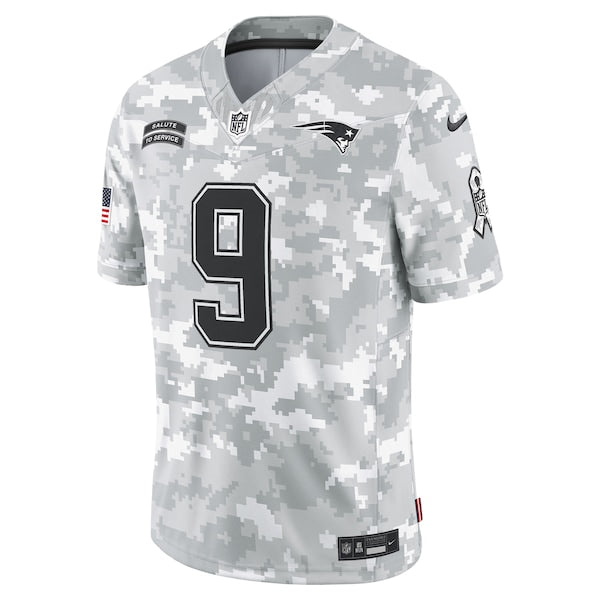 Matthew Judon New England Patriots Nike 2024 Salute to Service Limited Jersey - Arctic Camo