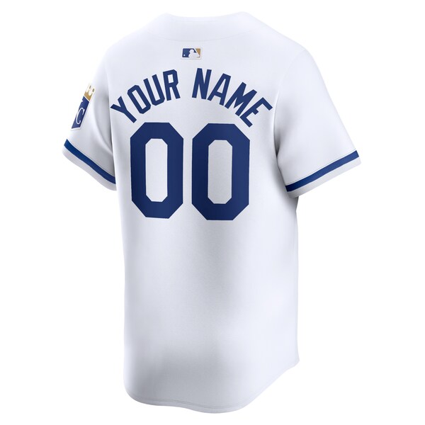Kansas City Royals Nike Youth Home Limited Custom Jersey - White