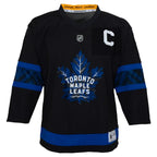 Auston Matthews Toronto Maple Leafs Youth Alternate Replica Player Jersey - Black/Blue