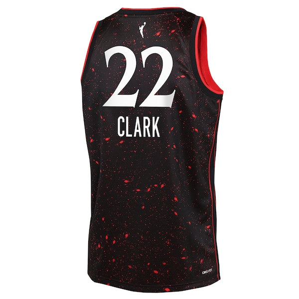 Men's Caitlin Clark Indiana Fever Nike Stranger Things Victory Jersey - Rebel Edition - Black