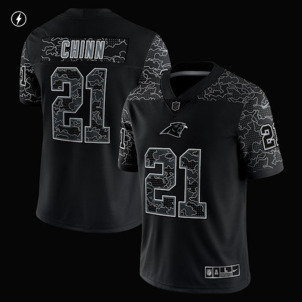 Jeremy Chinn Carolina Panthers Nike RFLCTV Limited Jersey - Black