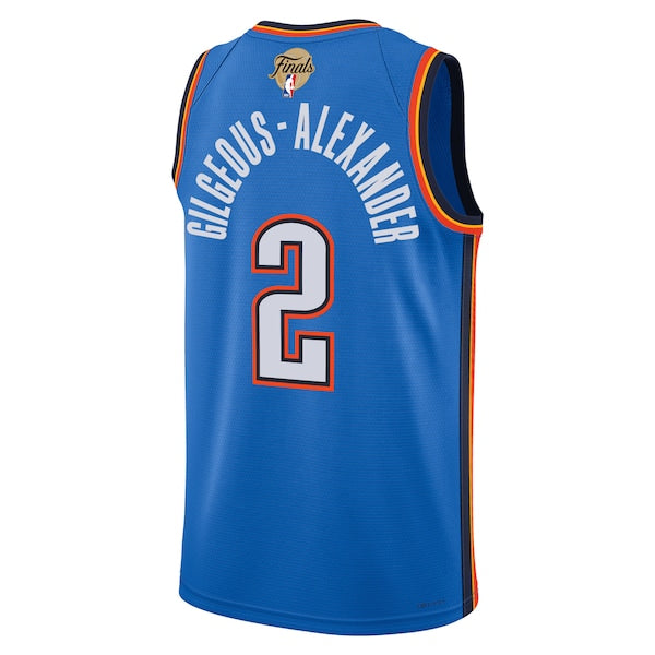 Shai Gilgeous-Alexander Oklahoma City Thunder Nike Unisex 2025 NBA Finals Swingman Jersey - Icon Edition - Blue