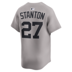 Giancarlo Stanton New York Yankees Nike Road Limited Jersey - Gray/White