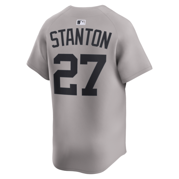 Giancarlo Stanton New York Yankees Nike Road Limited Jersey - Gray/White