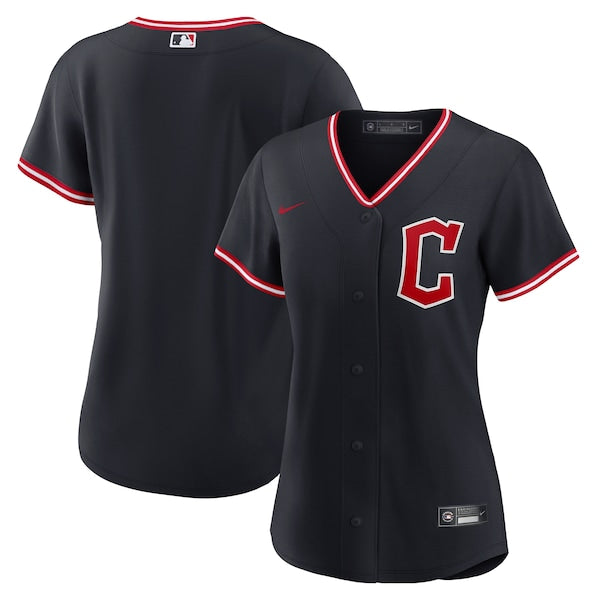 Cleveland Guardians Nike Women's Alternate Replica Jersey - Navy/Red