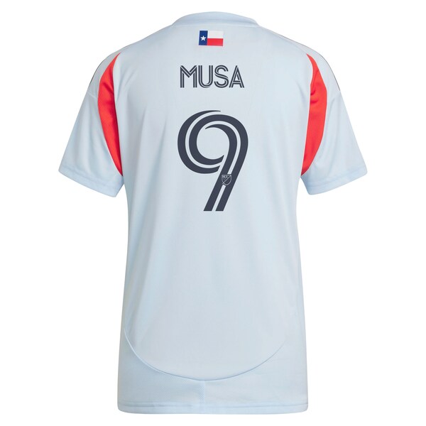 Petar Musa FC Dallas adidas Women's 2025 The Inferno Kit Replica Player Jersey - Light Blue