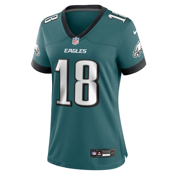 John Metchie III Philadelphia Eagles Nike Women's Team Game Jersey - Midnight Green