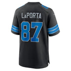 Sam LaPorta Detroit Lions Nike 2nd Alternate Game Jersey - Black/Blue