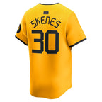Paul Skenes Pittsburgh Pirates Nike City Connect Limited Player Jersey - Gold