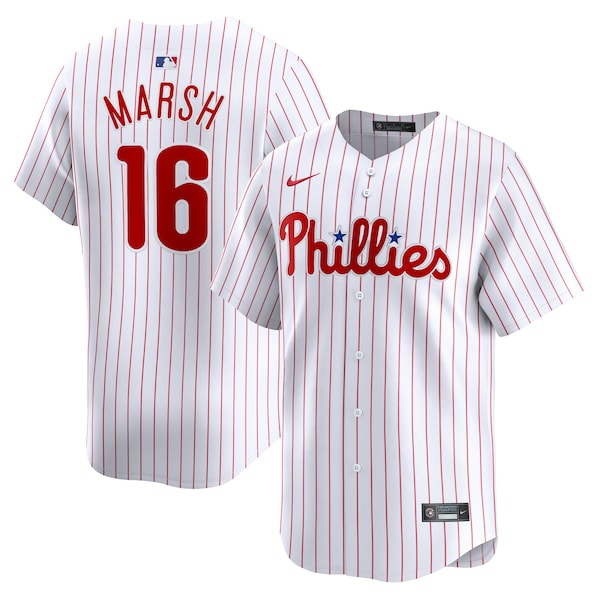 Brandon Marsh Philadelphia Phillies Nike Home Limited Player Jersey - White