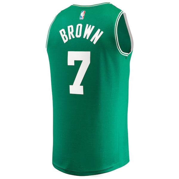 Jaylen Brown Boston Celtics  2024 NBA Finals Champions Fast Break Replica Player Jersey - Kelly Green - Icon Edition