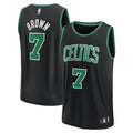Jaylen Brown Boston Celtics  Youth Fast Break Replica Player Jersey - Statement Edition - Black