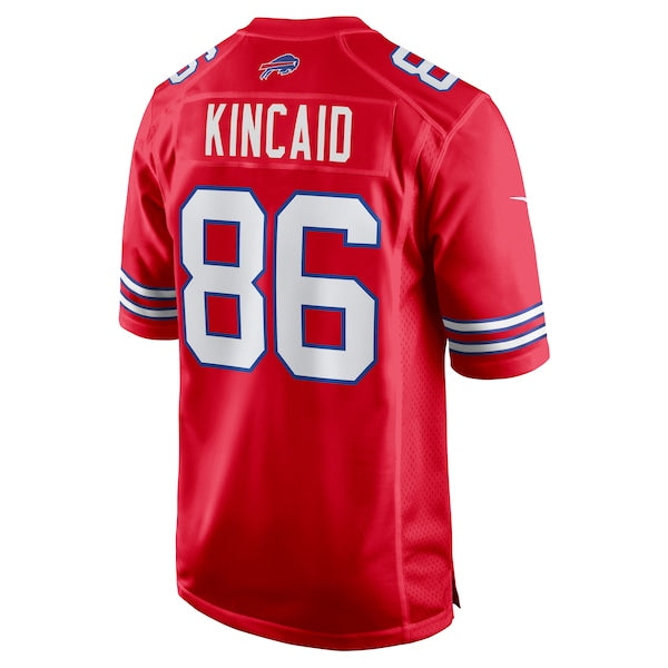 Dalton Kincaid Buffalo Bills Nike Alternate Game Jersey - Red/White