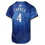 Carlos Correa Minnesota Twins Nike Youth 2024 City Connect Limited Jersey - Royal