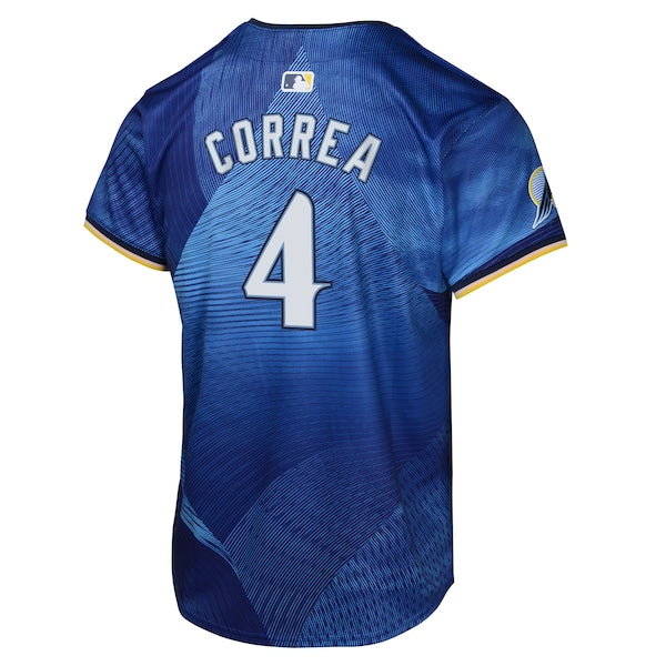 Carlos Correa Minnesota Twins Nike Youth 2024 City Connect Limited Jersey - Royal