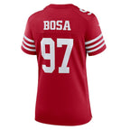 Nick Bosa San Francisco 49ers Nike Women's Team Game Player Jersey - Scarlet