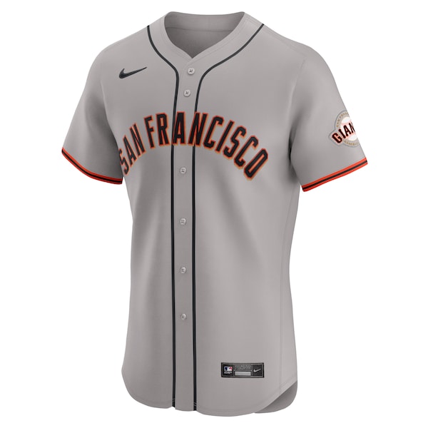 San Francisco Giants Nike Road 2024 Jackie Robinson Day Elite Jersey - Gray
