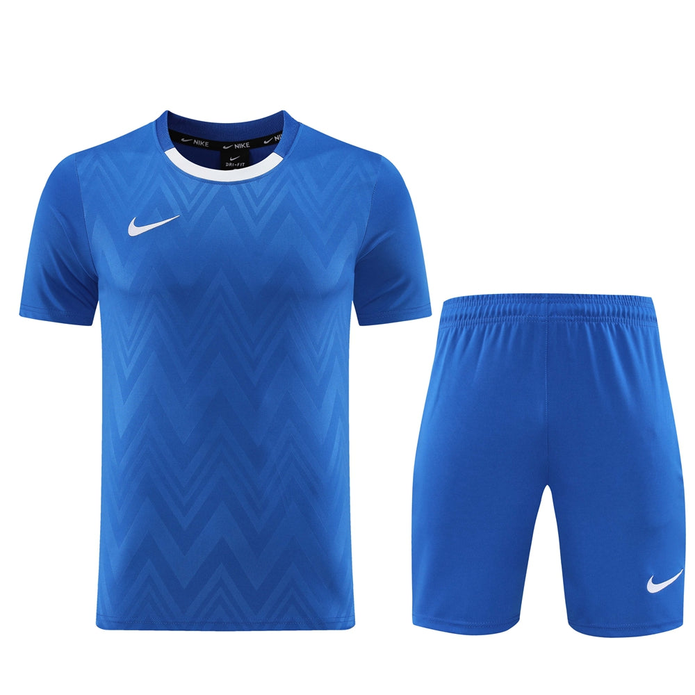 Nike Short Sleeve Training Jersey Set-ND06- Blue/White
