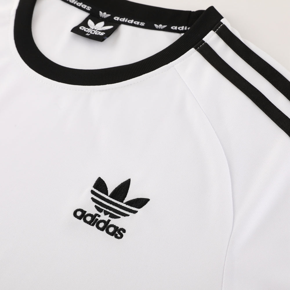 Adidas Short Sleeve Training Jersey Set - AD07- White/Black