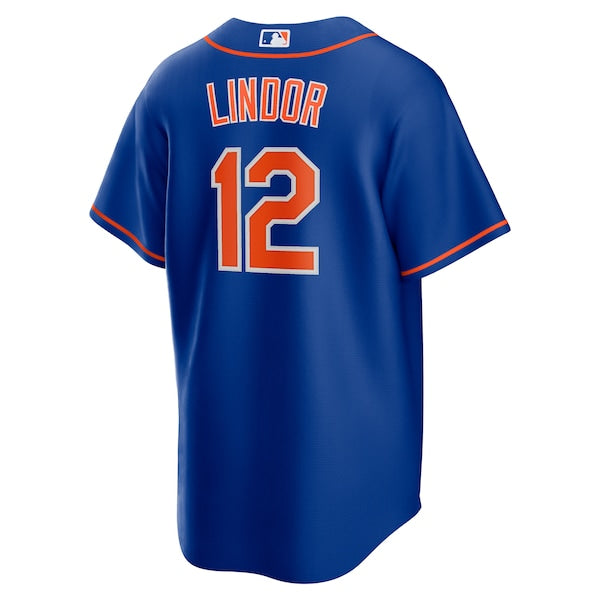 Francisco Lindor New York Mets Nike Alternate Replica Player Jersey - Royal/White