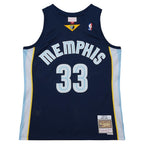 Marc Gasol Memphis Grizzlies  2008/09 Hardwood Classics Swingman Throwback Jersey - Navy