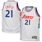 Joel Embiid Philadelphia 76ers Nike Youth 2024/25 Swingman Player Jersey - City Edition - White