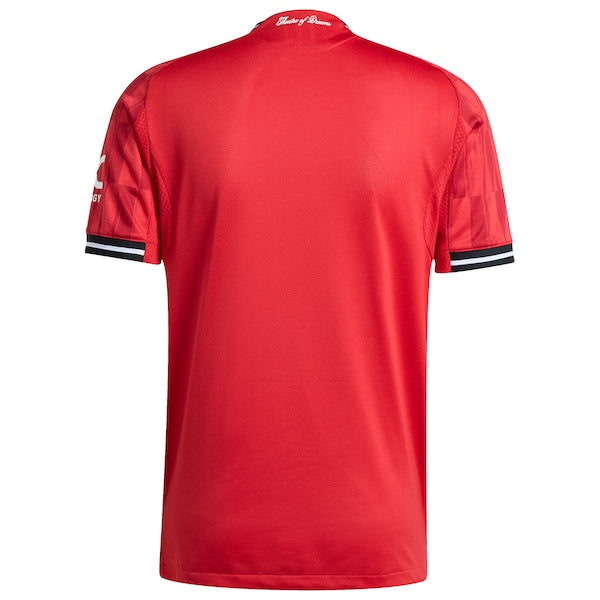 Manchester United adidas Home 2025/26 Authentic Player Jersey - Red/Black/White